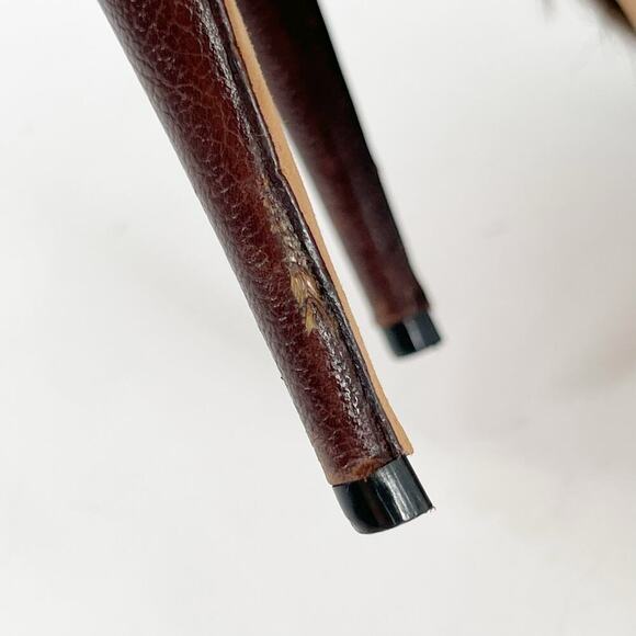 Manolo Blahnik Y2K Retro Aziz Cowhide Fur Leather Pointed Toe Heeled Boot IT 37 - Picture 12 of 14